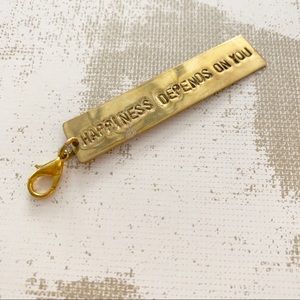 Happiness Depends On You Costume Gold Jewelry